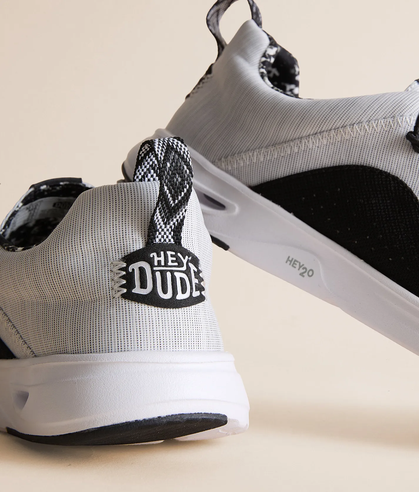 HEYDUDE™ Wally HEY2O Pepper Shoe Black White