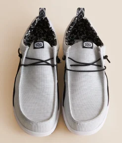 HEYDUDE™ Wally HEY2O Pepper Shoe Black White