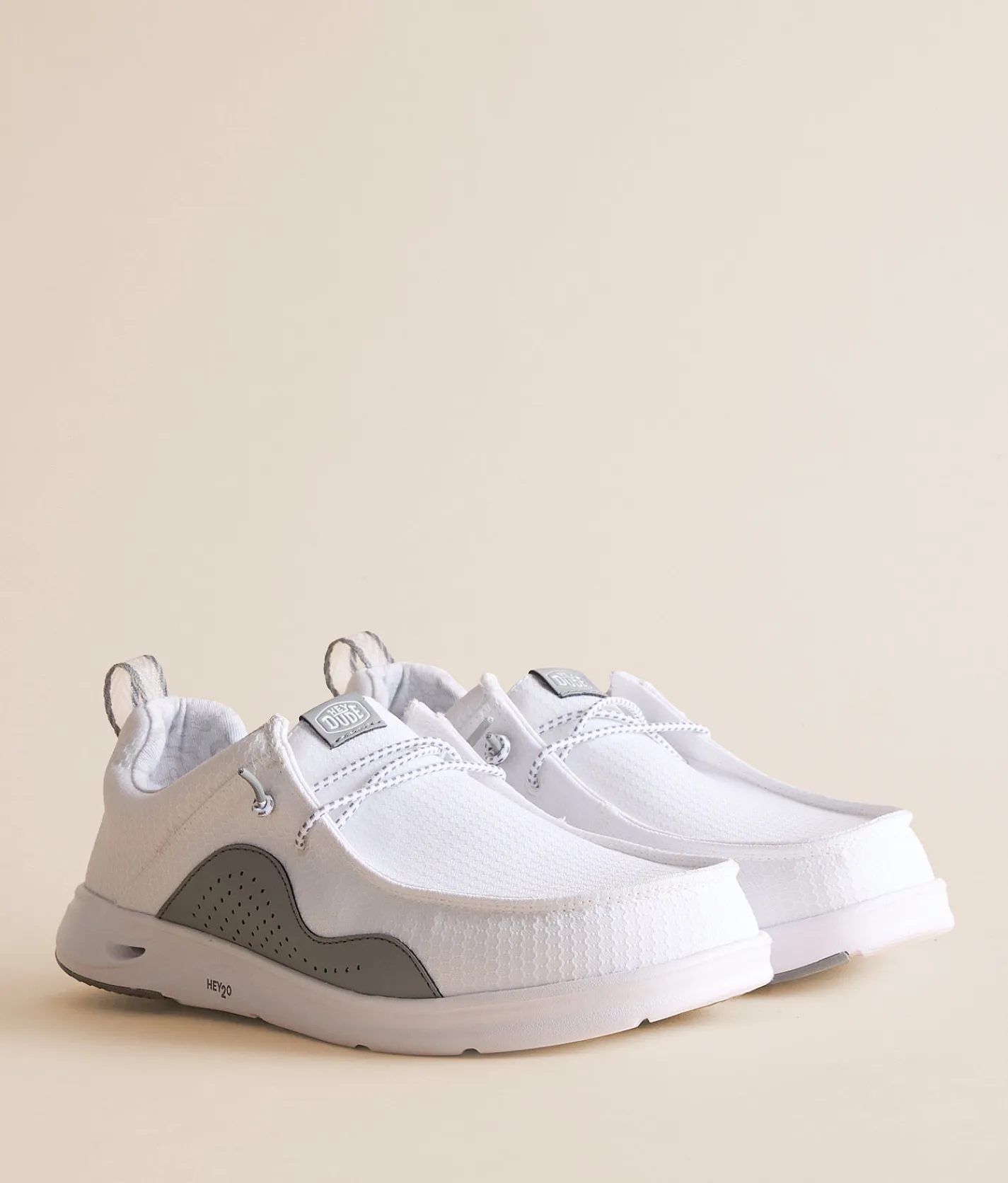 Shoes | HEYDUDE™ Wally HEY2O Topo Shoe White Grey