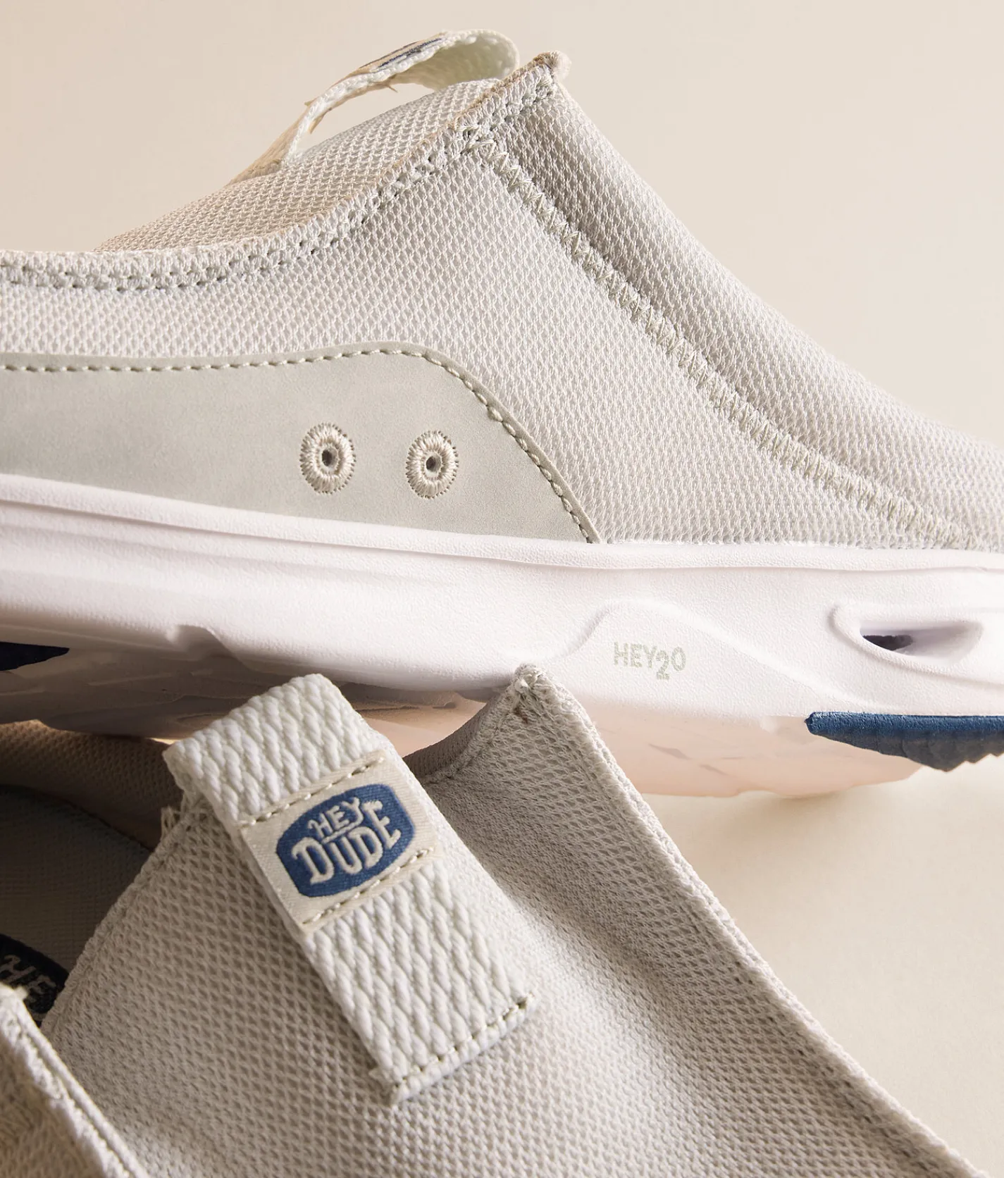Shoes | HEYDUDE™ Wally H2O Slip Mule Shoe White Dawn Blue