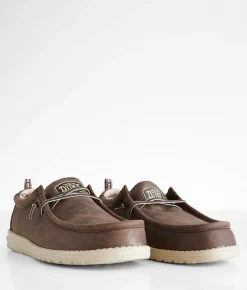 HEYDUDE™ Wally Longhorn Shoe Brown Discount