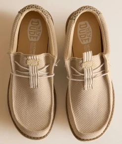 Shoes | HEYDUDE™ Wally Mesh Neutrals Shoe Island Neutral Multi