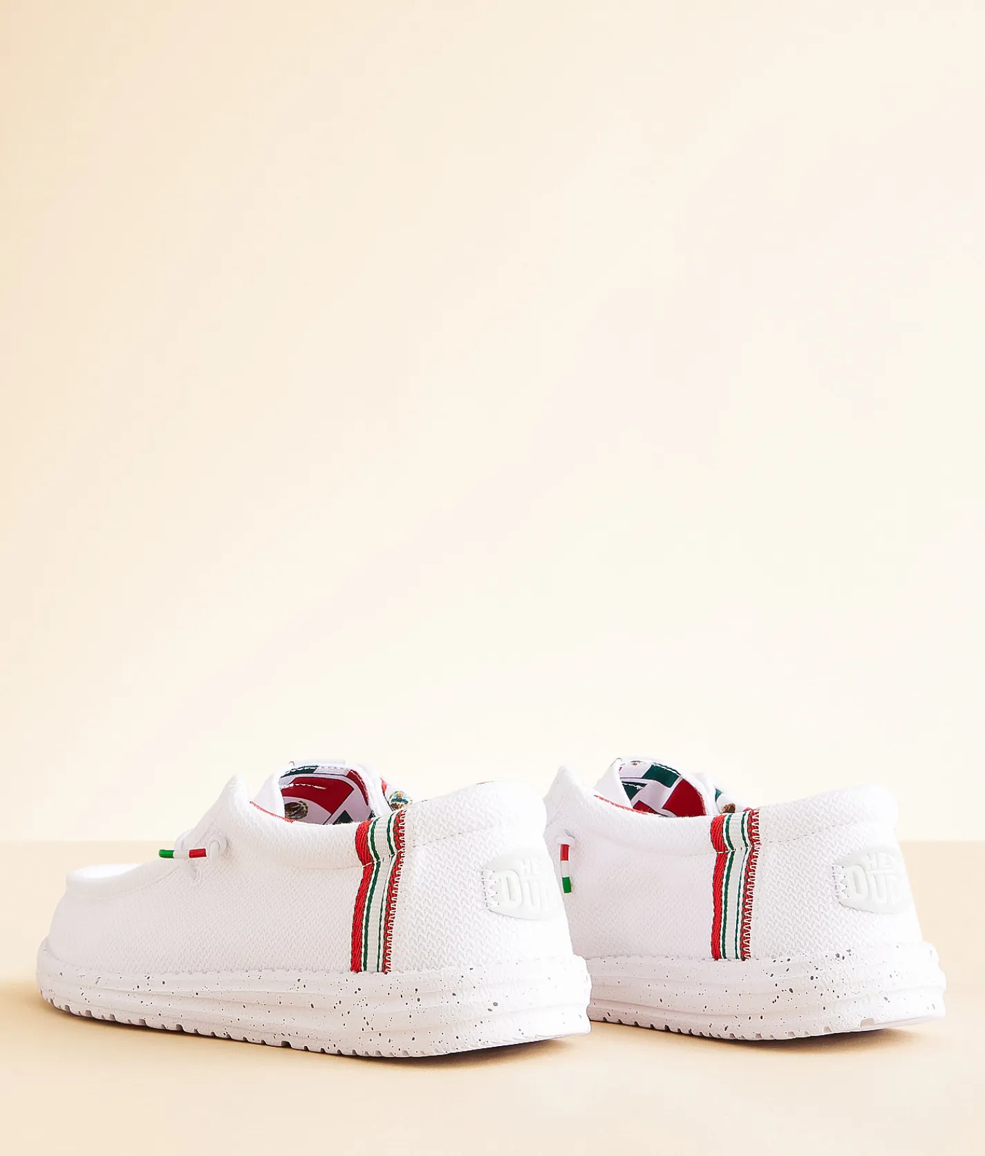 Shoes | HEYDUDE™ Wally Mexico Pride Shoe White