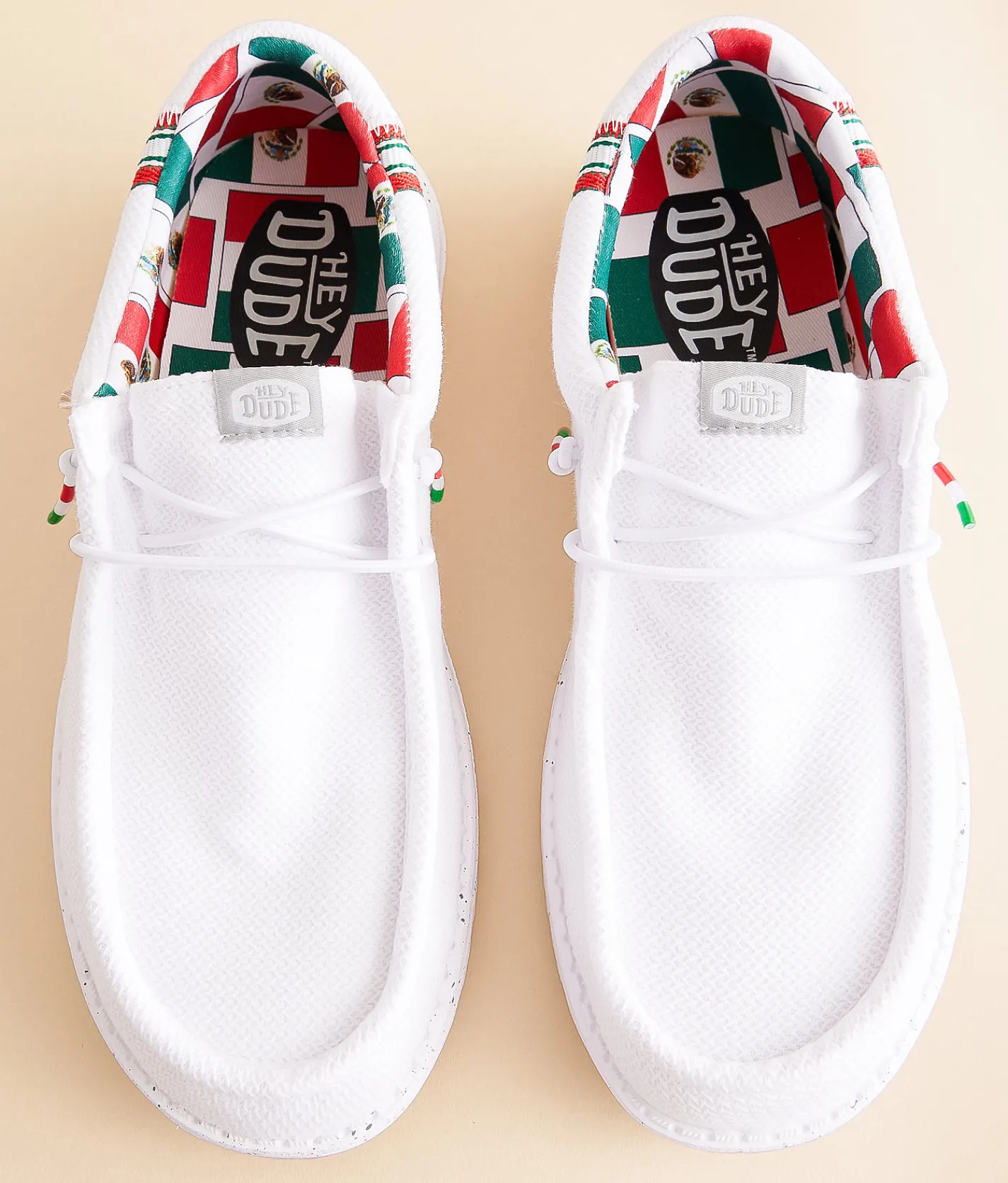 Shoes | HEYDUDE™ Wally Mexico Pride Shoe White