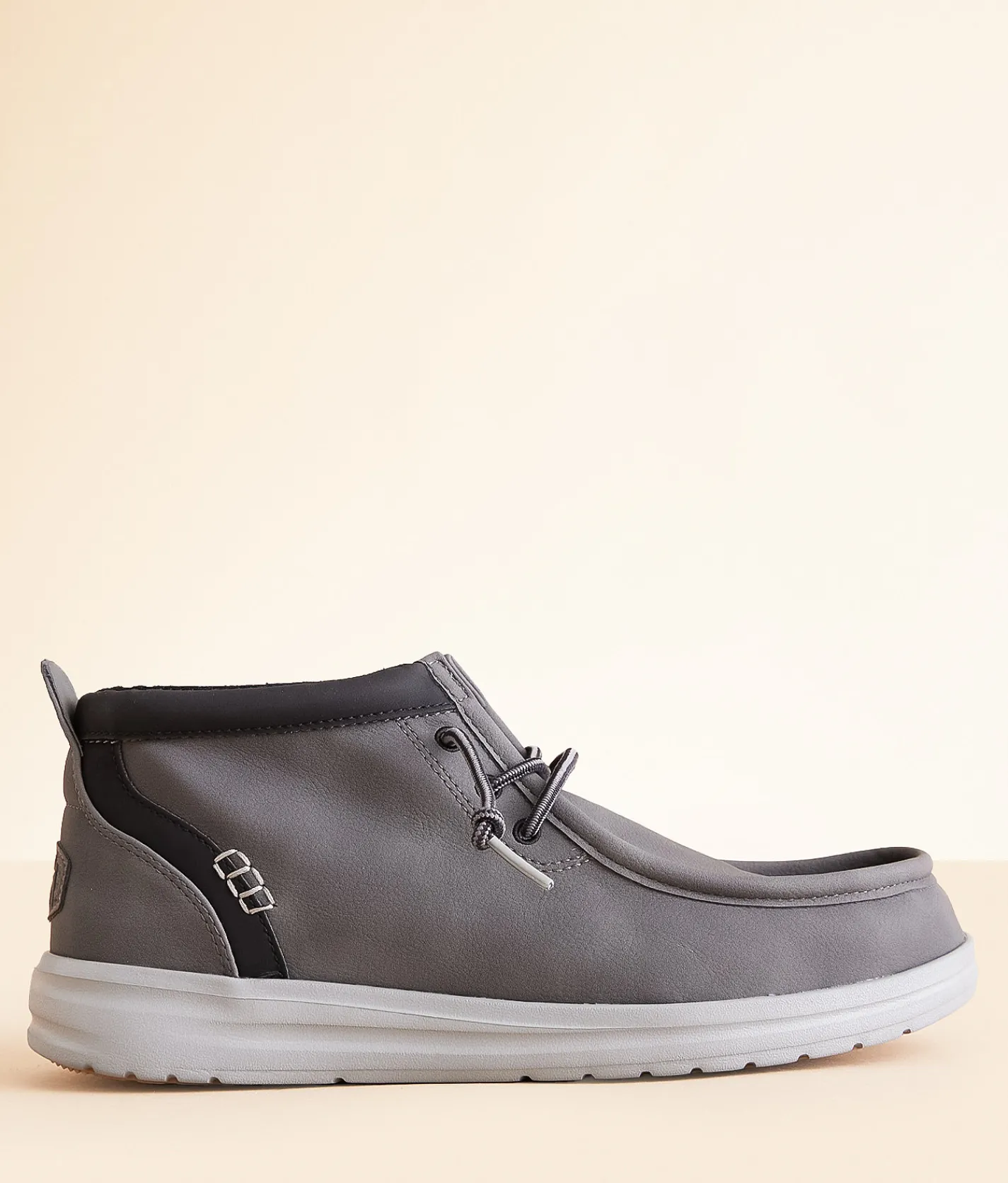 HEYDUDE™ Wally Mid Gripr Classic Shoe Grey Black Best