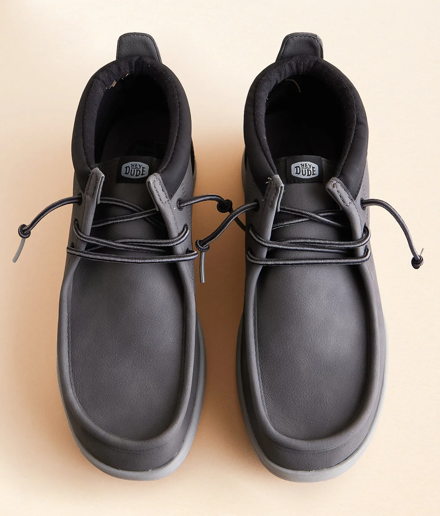 HEYDUDE™ Wally Mid Gripr Classic Shoe Grey Black Best