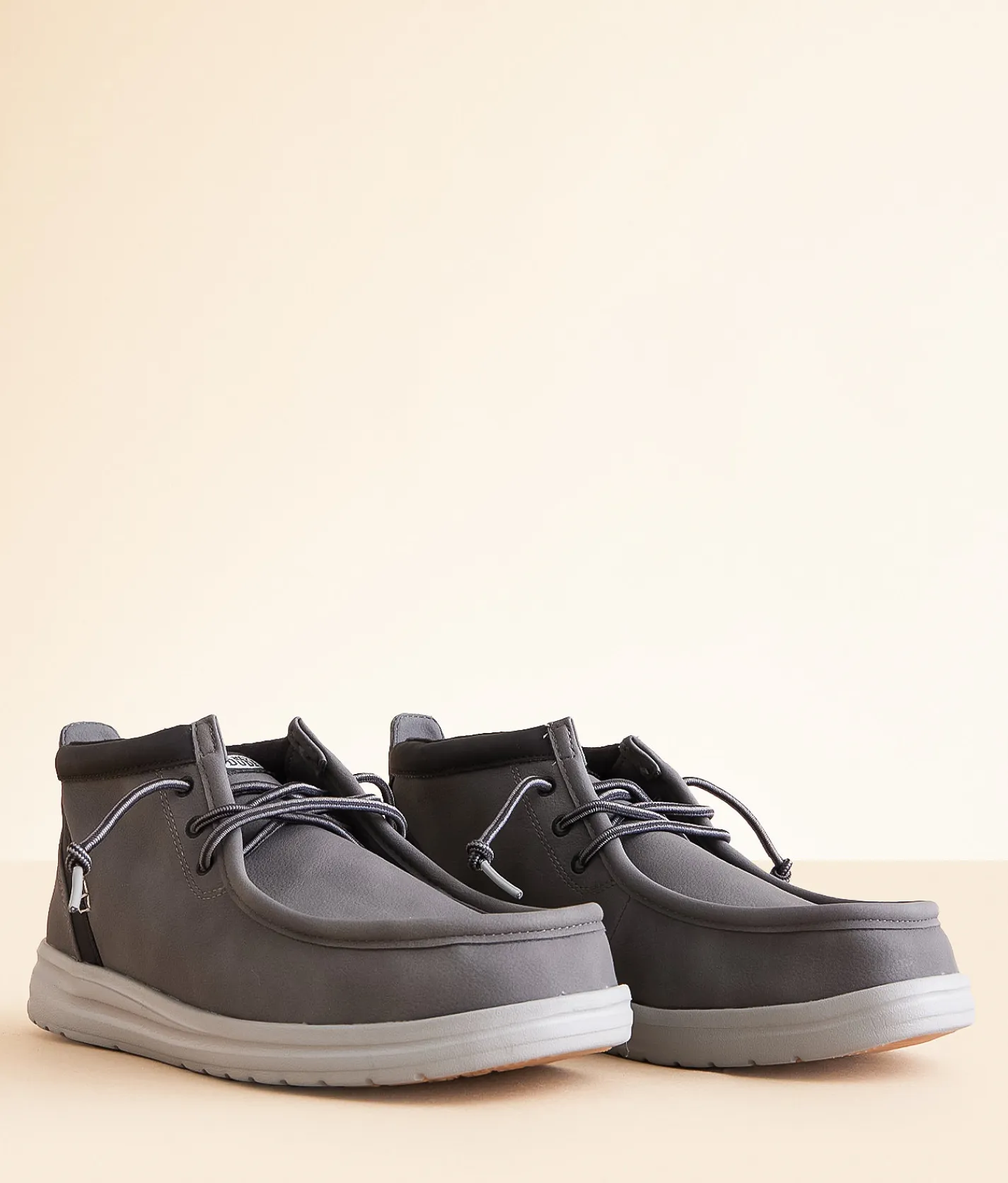 HEYDUDE™ Wally Mid Gripr Classic Shoe Grey Black Best