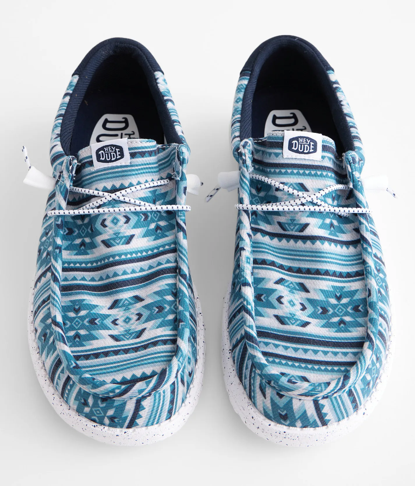 HEYDUDE™ Wally Navy Blanket Shoe Navy Multi Best