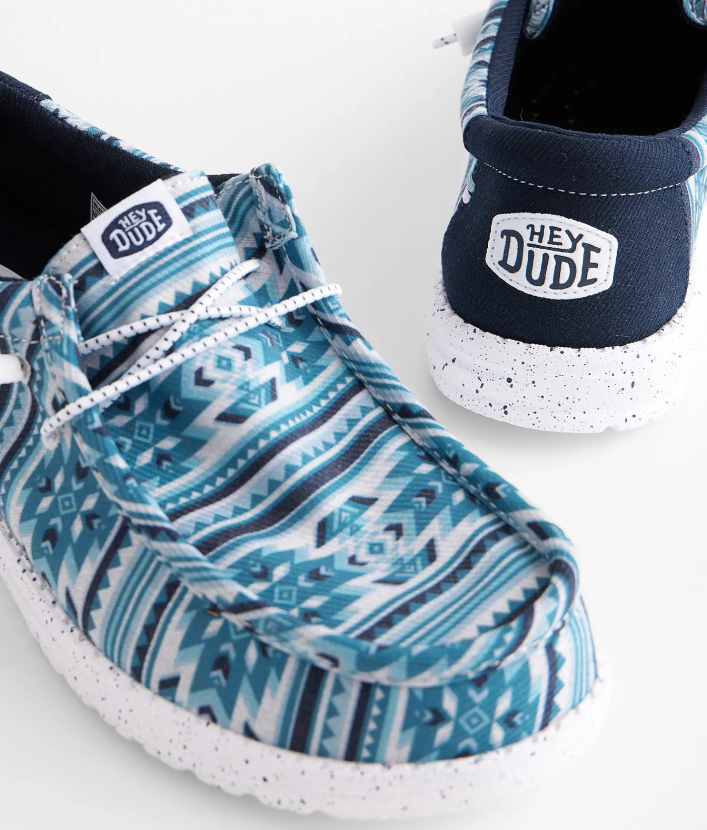 HEYDUDE™ Wally Navy Blanket Shoe Navy Multi Best