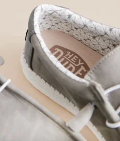 HEYDUDE™ Wally Ozzy Shoe Light Grey Grey New