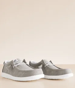 HEYDUDE™ Wally Ozzy Shoe Light Grey Grey New