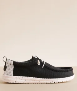 HEYDUDE™ Wally Panda Shoe Black Grey New