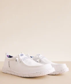 HEYDUDE™ x Departwest Wally Skull Bloom Shoe Light Grey New