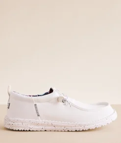 HEYDUDE™ x Departwest Wally Skull Bloom Shoe Light Grey New