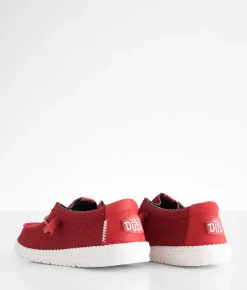 Shoes | HEYDUDE™ Wally Sport Mesh Shoe Dark Red