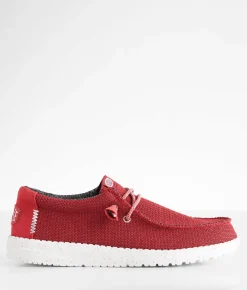 Shoes | HEYDUDE™ Wally Sport Mesh Shoe Dark Red