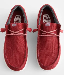 Shoes | HEYDUDE™ Wally Sport Mesh Shoe Dark Red