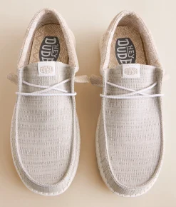 HEYDUDE™ Wally Stitch String Shoe Tan Sale