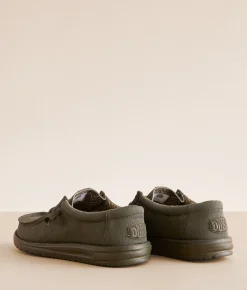 Shoes | HEYDUDE™ Wally Stretch Canvas Shoe Deep Green