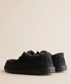 Shoes | HEYDUDE™ Wally Stretch Jersey Shoe Heathered Black Black