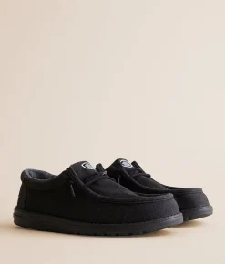 Shoes | HEYDUDE™ Wally Stretch Jersey Shoe Heathered Black Black
