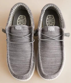 Shoes | HEYDUDE™ Wally Stretch Sox Shoe Grey
