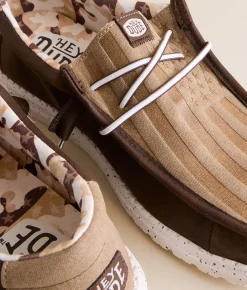 Shoes | HEYDUDE™ Wally Walls Honor Shoe Brown