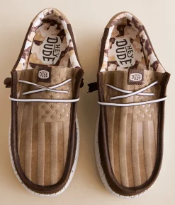 Shoes | HEYDUDE™ Wally Walls Honor Shoe Brown