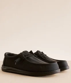 Shoes | HEYDUDE™ Wally Warrior Shoe Black Black