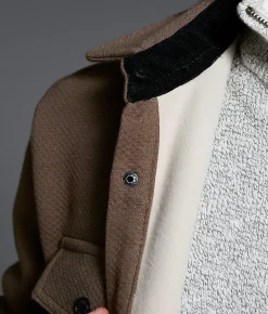 Tops|Coats & Jackets | Outpost Makers Jacquard Shacket Walnut