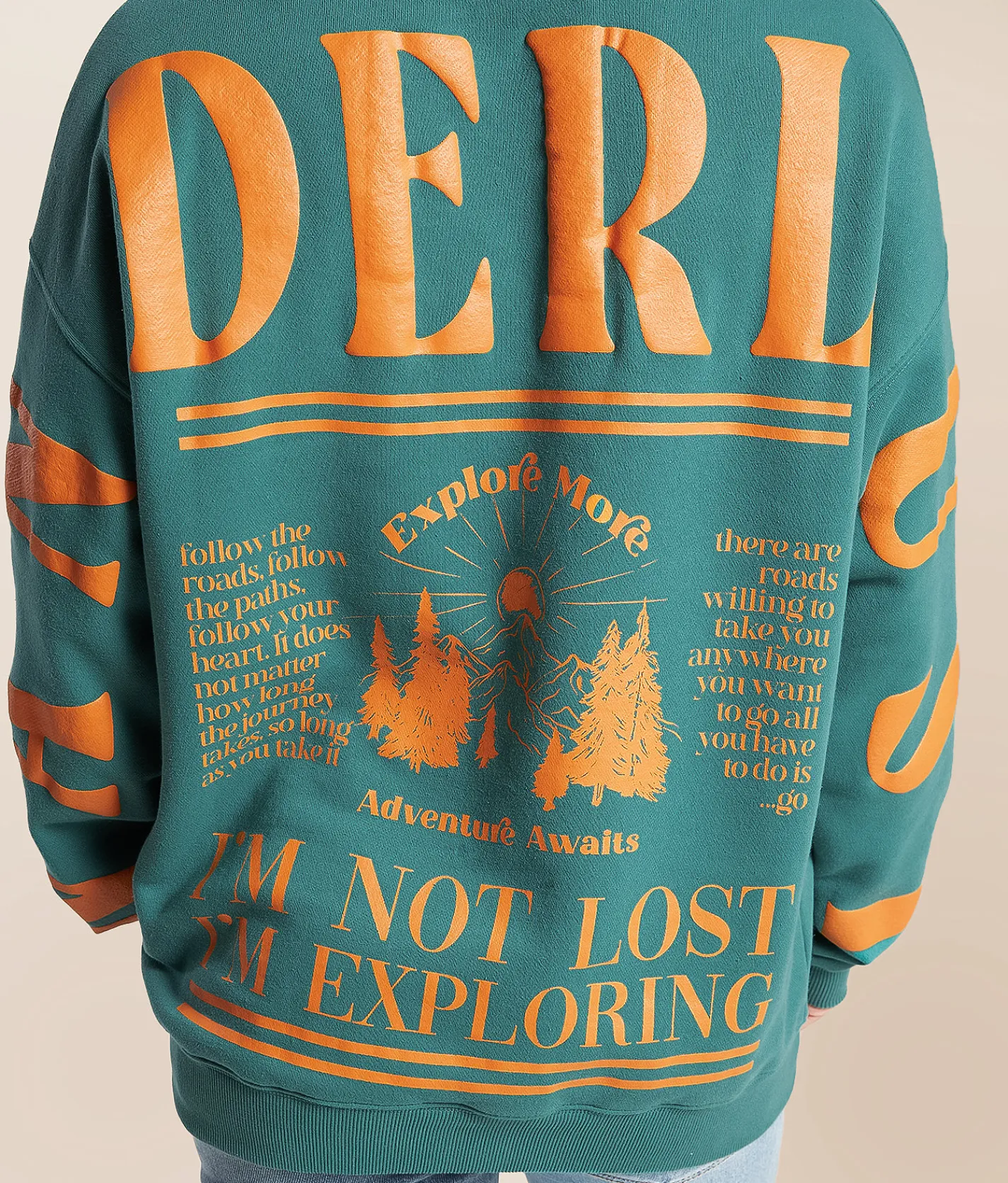 Tops | Goodie Two Sleeves Wanderlust Oversized Pullover Waterfall