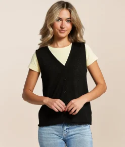 Z Supply Wanderlust Sweater Vest Black Best
