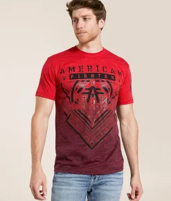 American Fighter Wardell T-Shirt Cherry Dk Cherry Best