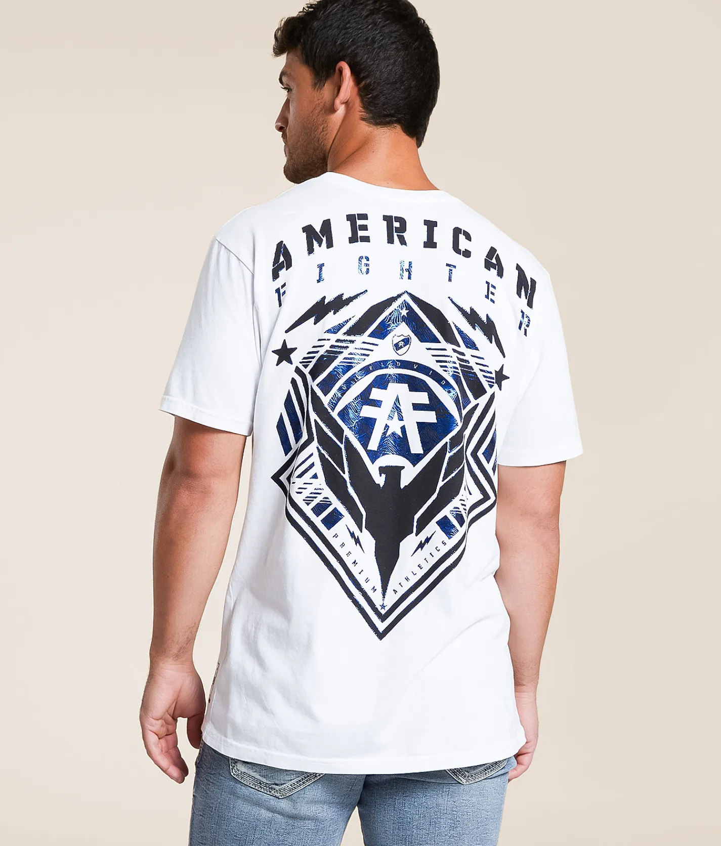Tops|Graphic T-Shirts | American Fighter Wardell T-Shirt White