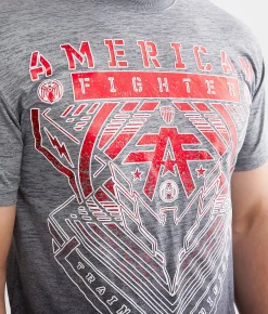 American Fighter Wardell T-Shirt Heather Grey New