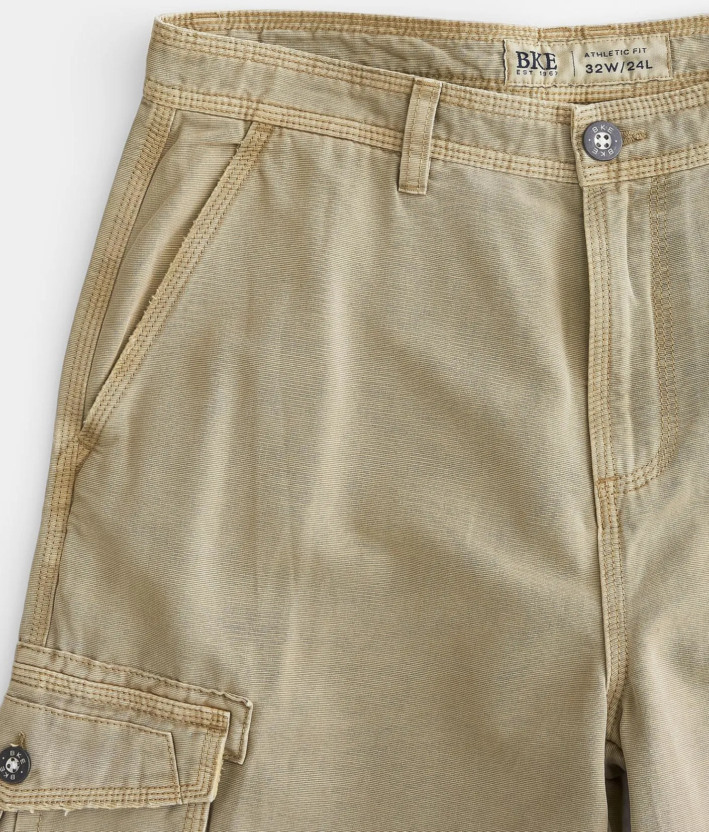 Bottoms|Shorts | BKE Warren Cargo Short Chinchilla