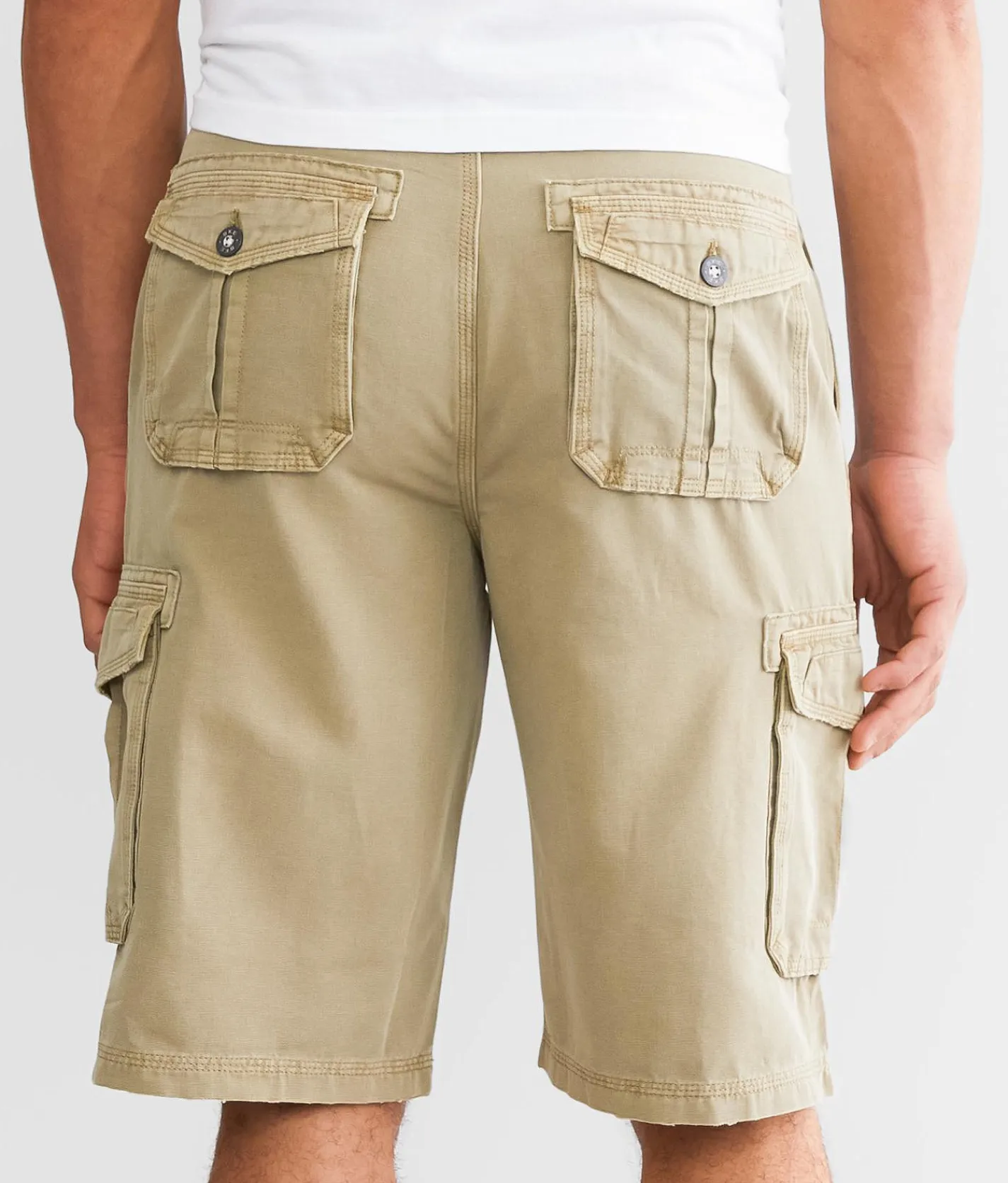 Bottoms|Shorts | BKE Warren Cargo Short Chinchilla