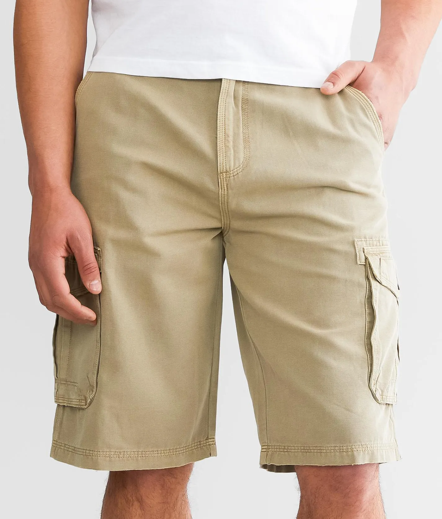 Bottoms|Shorts | BKE Warren Cargo Short Chinchilla