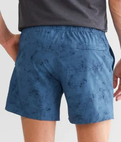 Veece Washed Active Stretch Short Dusty Blue