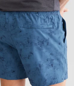 Veece Washed Active Stretch Short Dusty Blue