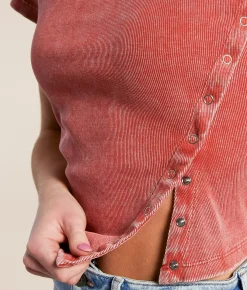 Gilded Intent Washed Asymmetrical Top Hot Sauce Sale