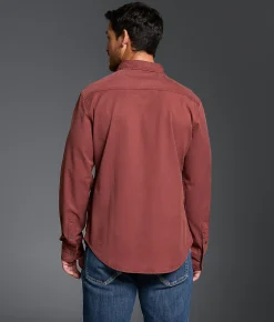Outpost Makers Washed Athletic Stretch Shirt Green Sale