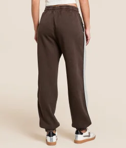 Gilded Intent Washed Color Block Jogger Chocolate Martini Outlet