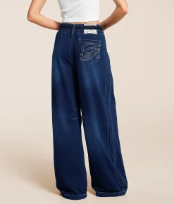 True Religion Washed Barrel Sweatpant Indigo Online