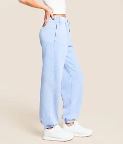 Bottoms | Gilded Intent Washed Joggers Vista Blue