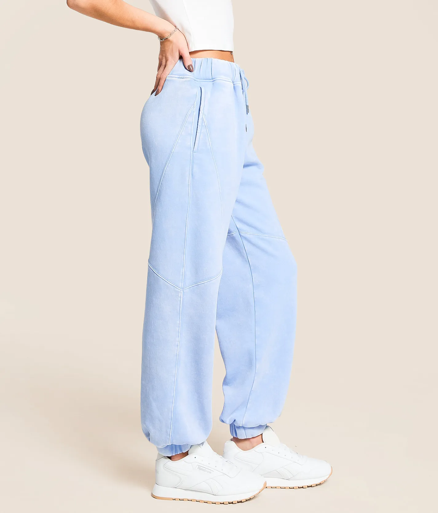 Bottoms | Gilded Intent Washed Joggers Vista Blue