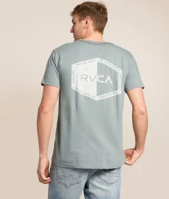 RVCA Washed Out T-Shirt Lead Outlet