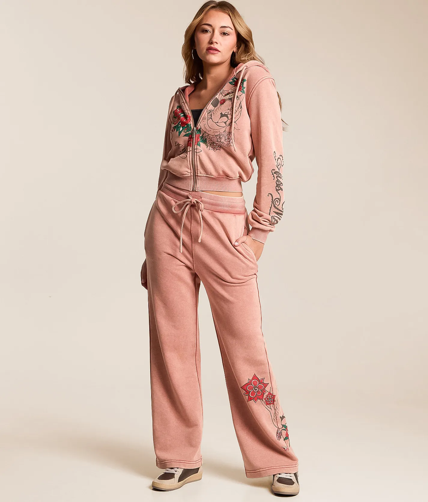 Miss Me Washed Sweatpant Pink Online