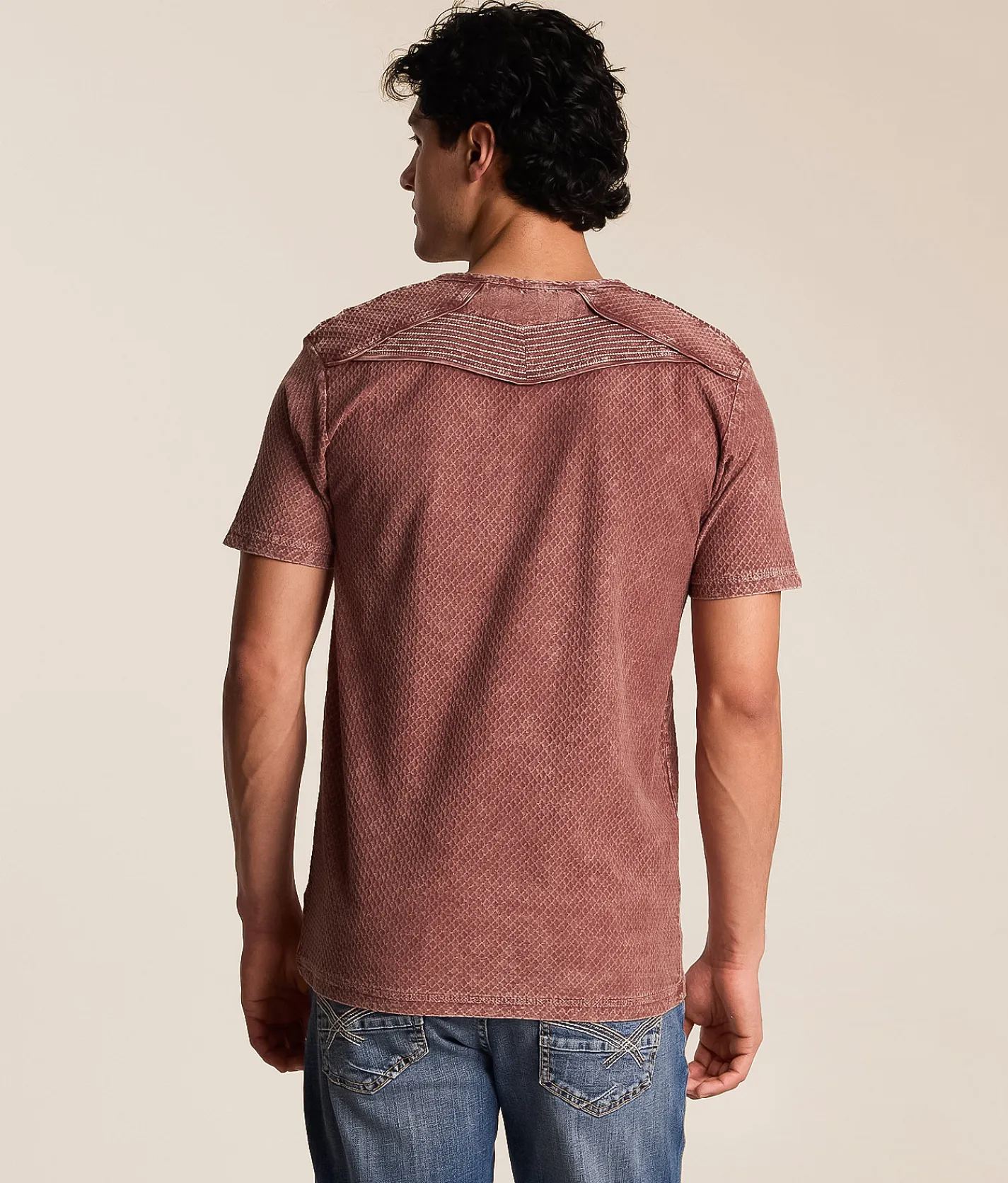 Buckle Black Washed T-Shirt Mink Sale