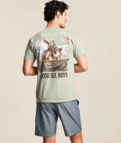 Tops|Graphic T-Shirts | Good Ole Boys Outdoors Washington Jon Boat T-Shirt Bay